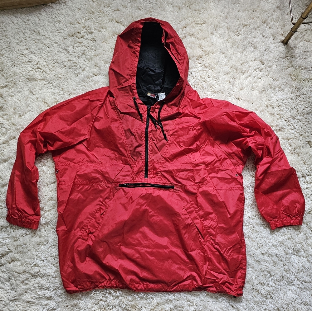 COPY - Red Vintage Windbreaker